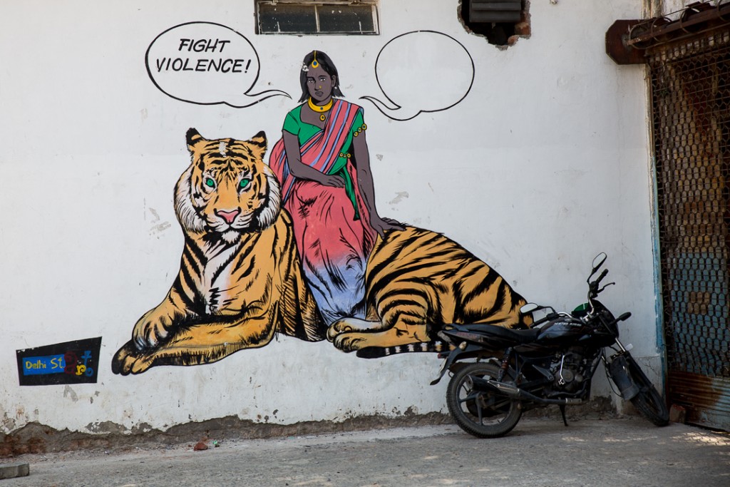 Street Art, Connaught Place, New Delhi. October 2, 2016 ©robertmoses