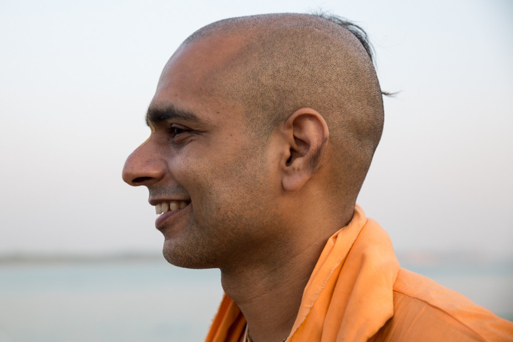 Prem Gauranga das in Varanasi. October 4, 2016. ©robertmoses